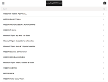 Tablet Screenshot of everythingmizzou.com
